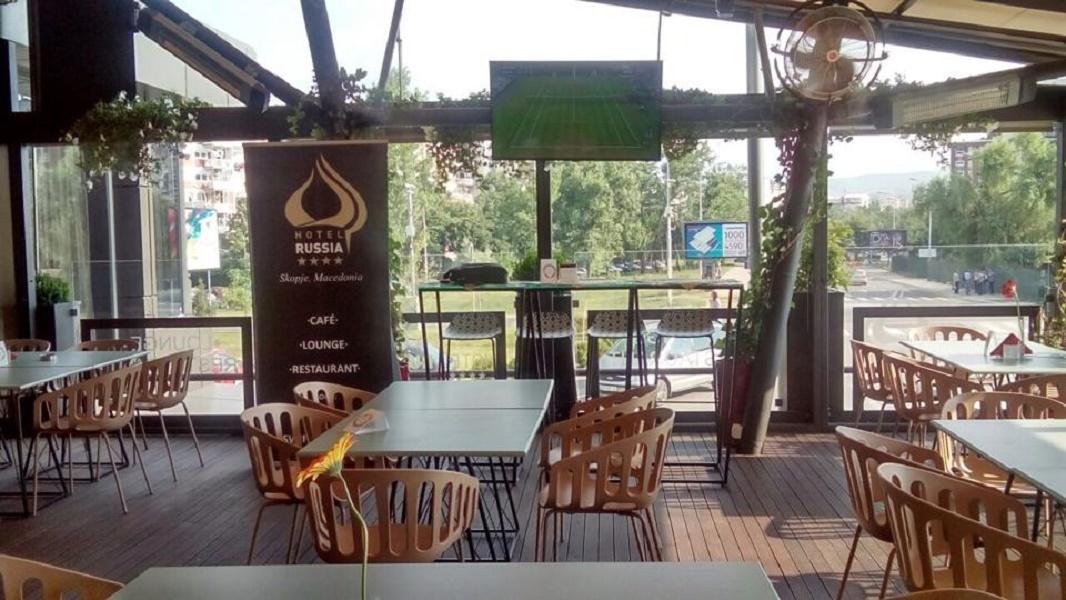 Hotel Russia Skopje Bagian luar foto