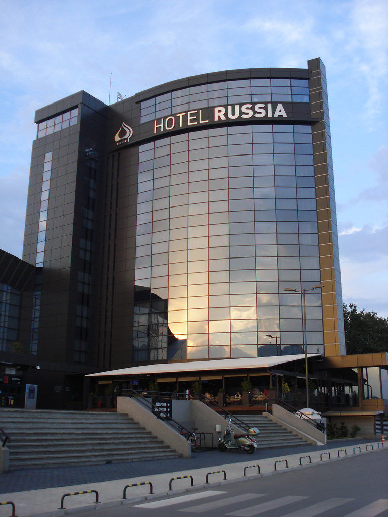 Hotel Russia Skopje Bagian luar foto
